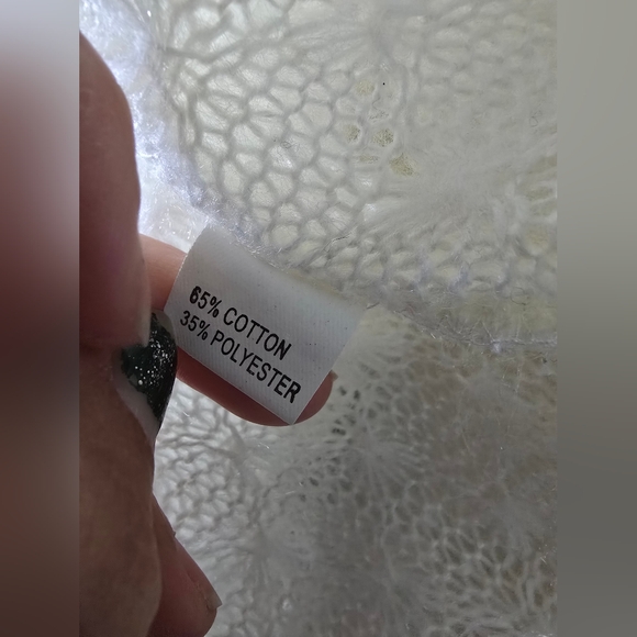 White Knit Ruffle Cardigan Ivory XS? - Picture 5 of 8